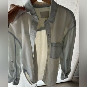 Light Denim Citizens of Humanity Button Down shirt, Size Medium